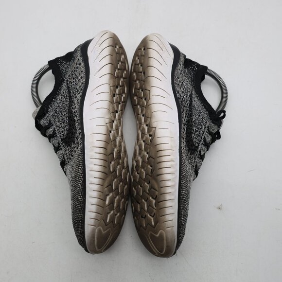 Nike Free Run Flyknit Women’s Size 9 Black Running Shoes Sneakers 942839-101 - Picture 8 of 11